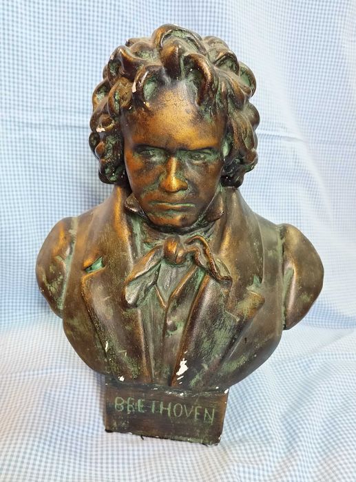 Busto Gesso Beethoven