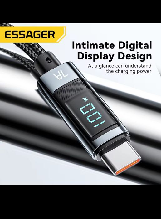 Kabel USB C z wyświetlaczem