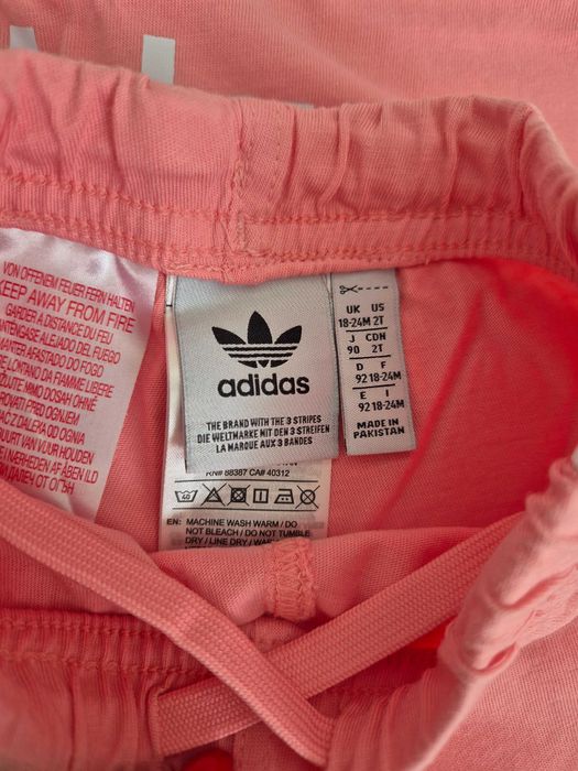Conjunto Adidas rosa 18-24 meses, novo sem etiqueta