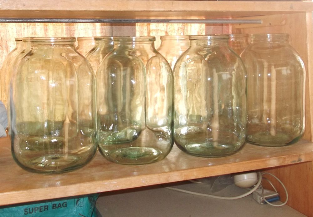 Банка 1л./16шт. и 3л./10шт. (стекло)