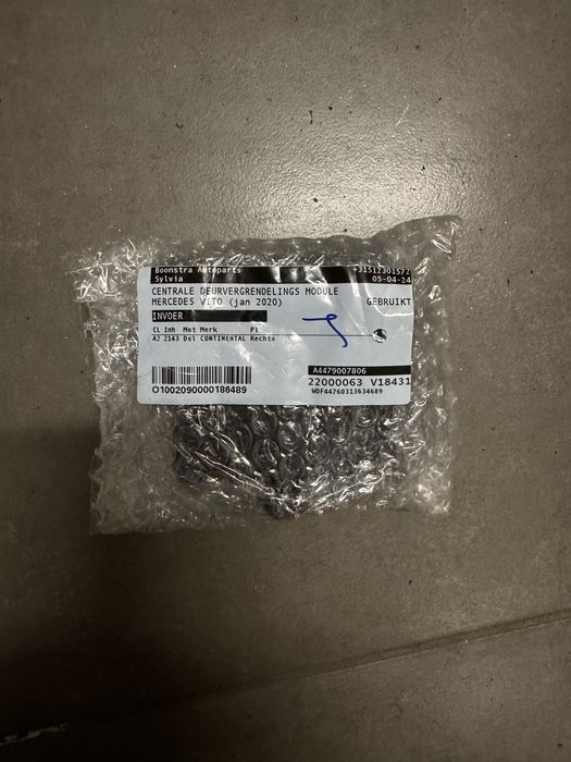 Modulo vidro porta mercedes