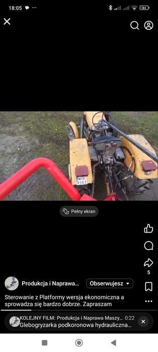 Sterowanie do platformy sadowniczej sadowniczy platforma samojezdna