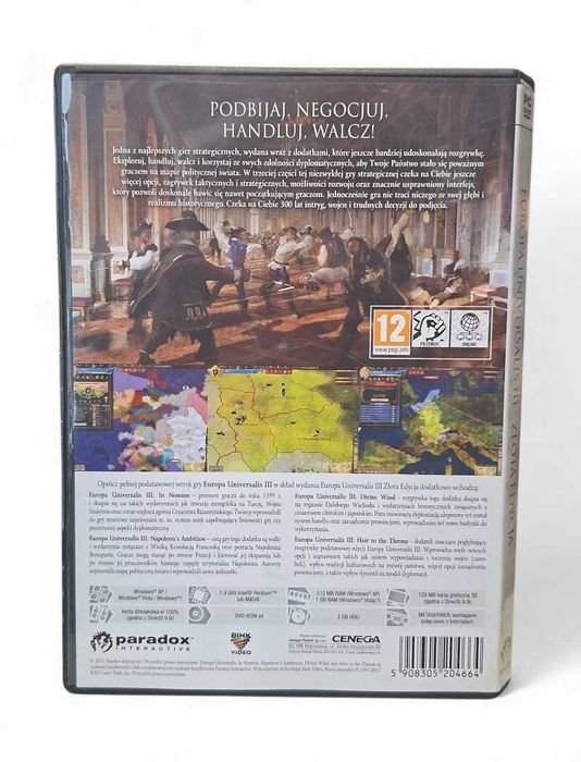 Gra Europa Universalis III Złota Edycja PC