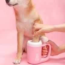 Caneca giratória que lava patas para Cão de pequeno porte ou gato