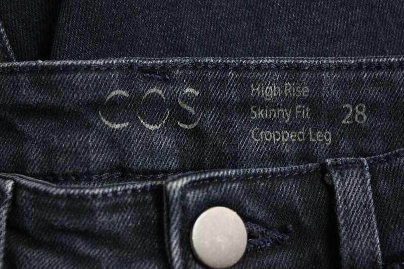 Spodnie Cos High Rise Skinny Fit 38 M jeans Cropped Leg