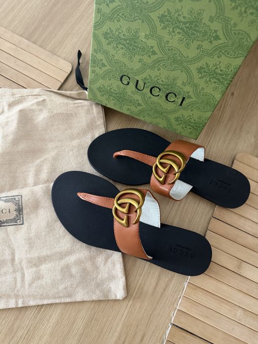 Klapki Gucci Japonki GG Sandały
