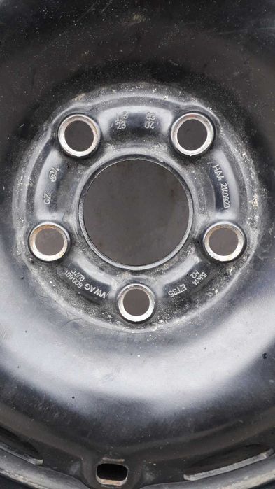 Запаска  R14 Volkswagen Оригинал  5,1x14 ET35,  165/70