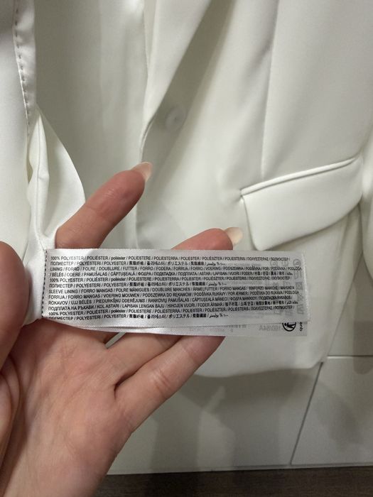 Новий білий піджак Mango S з біркою жакет блейзер