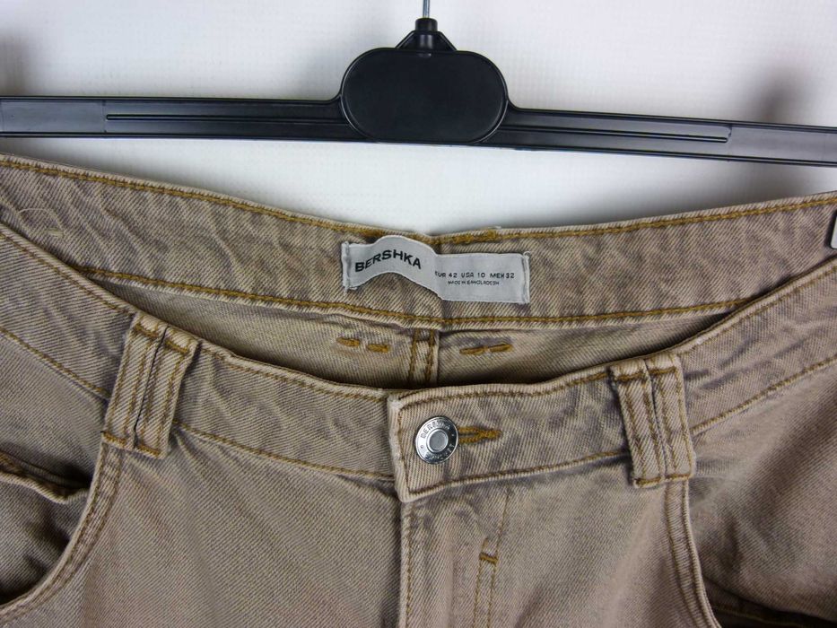 Bershka flare jeans spodnie dżins szerokie nogawki / 42