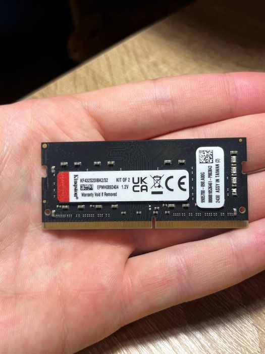 Оперативна память ddr4 Fury 32gb 3200mhz