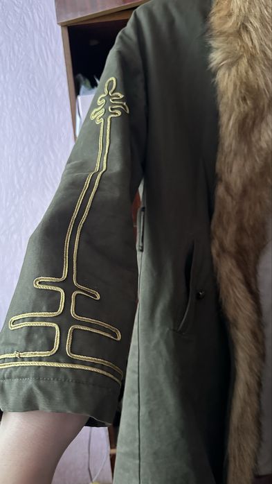 Парка Pinko хакі зимова куртка