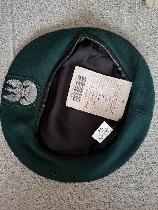 Beret Zielony Wojsk Lądowych WP 418/MON rozmiar 56 nowy.