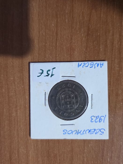 moeda de 50 centavos de Angola de 1923,