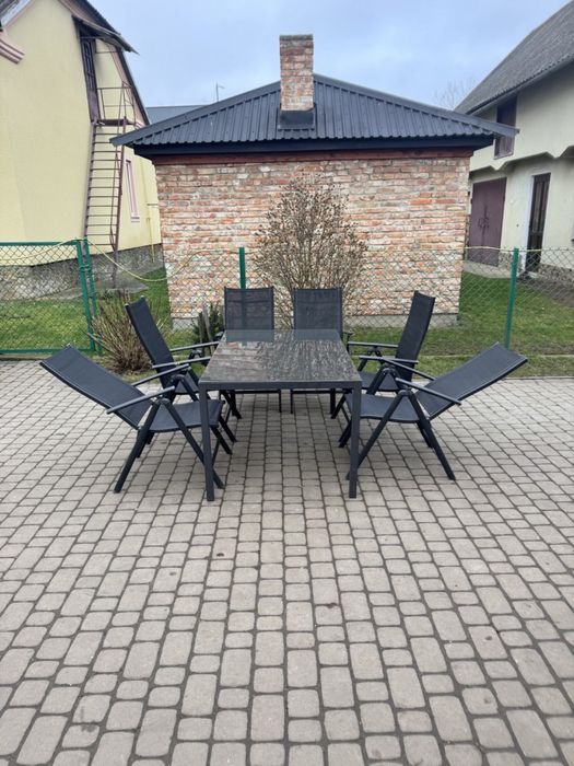 Садові меблі стіл 6 крісел (0037) меблі на терасу
