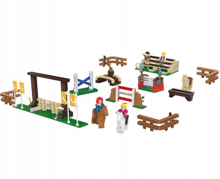 Zestaw Playtive Bibi & Tina Zawody konne klocki 420 elementów