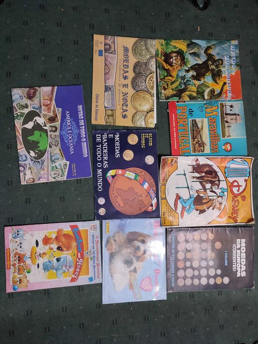 Lote 9 Cadernetas antigas - sem cromos