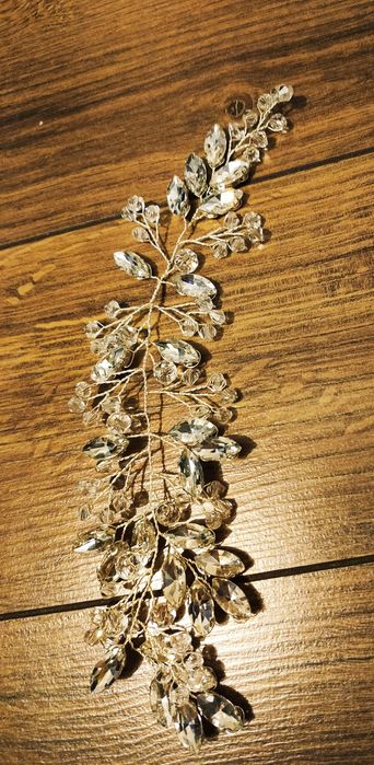 Srebrna ozdoba we włosy