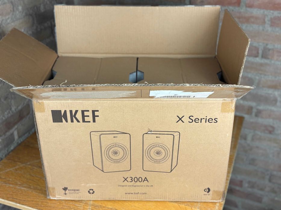 KEF X300A–aktywne kolumny-grają niestabilnie –zestaw do naprawy/części