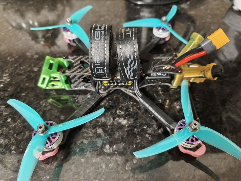 Drone digital de 5 polegadas, frame steele5 plus com o4 pro