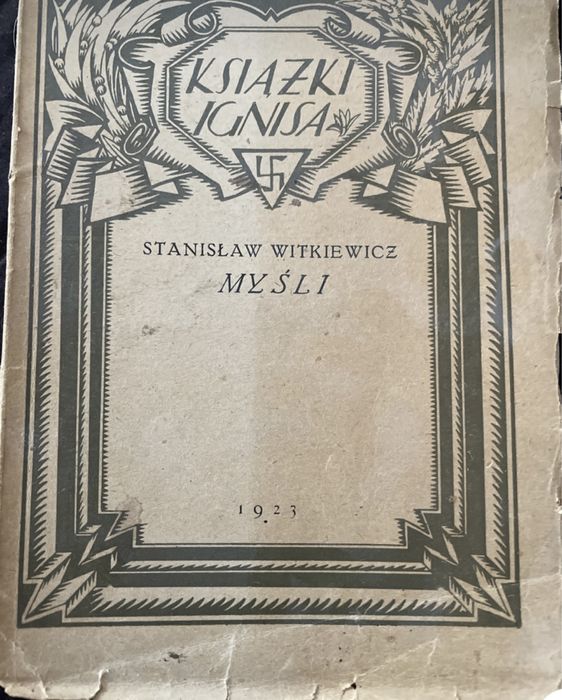 Zestaw unikatowych ksiazek - stanislaw Witkiewicz