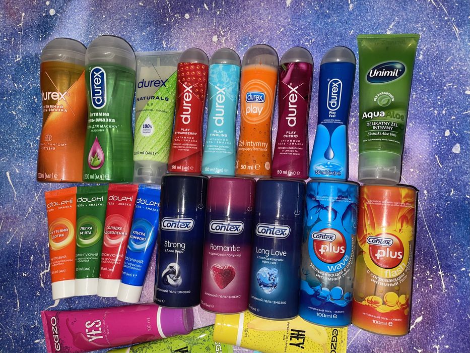 Лубрикант, Гель-Смазка, Durex, Contex, ОПТ ЦІНИ, Долфі, Egzo, One