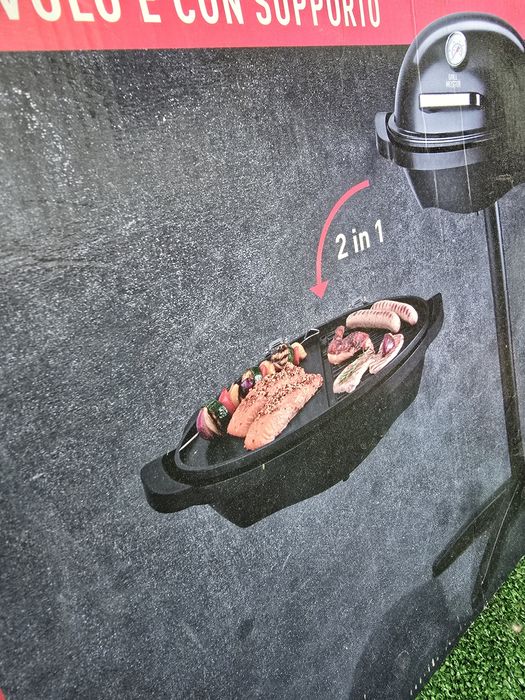 Vendo churrasquira electrica 2 em 1 Nova