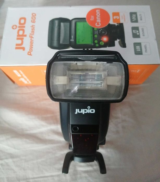 VENDO FLASH JUPIO 600 PARA CANON IMPECÁVEL NA CAIXA.