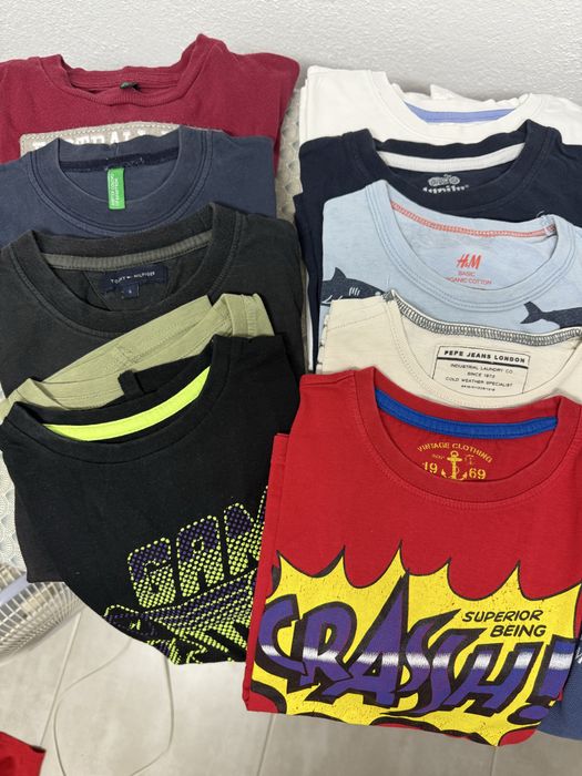 Lote 20 t-shirts menino 4-6 anos