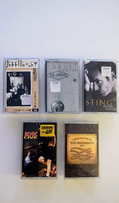 Zestaw 5 kaset magnetofonowych .