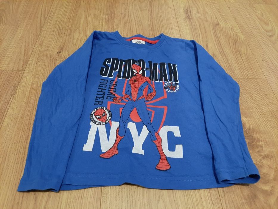 Koszulka z długim rękawem 110/116, 5-6 lat Marvel Spider-Man.
