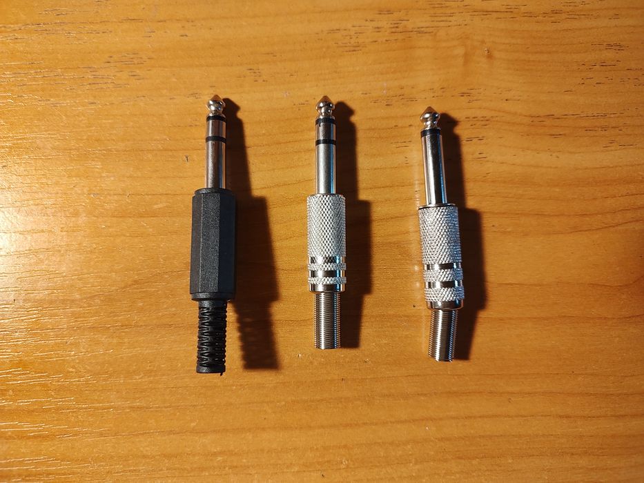 Разъемы Jack 6,3mm (Джек 6,3мм) на кабель