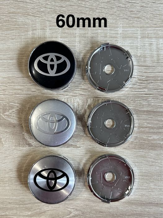 Conjunto 4 Centros Jantes Toyota 56mm 57mm 60mm 62mm 65mm 68mm