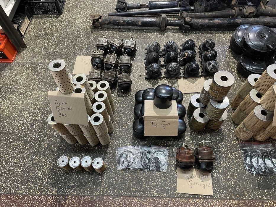 Фільтри масляні, бензинові, повітряні Газ 51, Газ 52, Газ 63, Газ 69