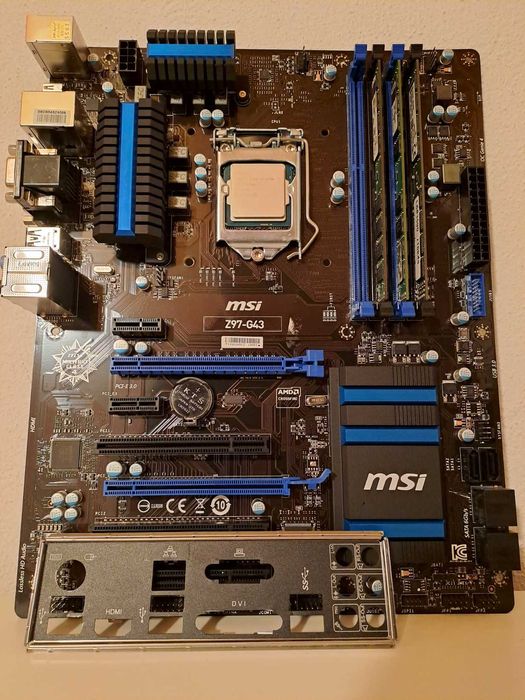 Bundle Core i5-4590 / MSI Z97-G43 / 12GB DDR3 Kingston KVR64550697326723120