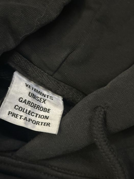 Vetements худі i did nothing vetements