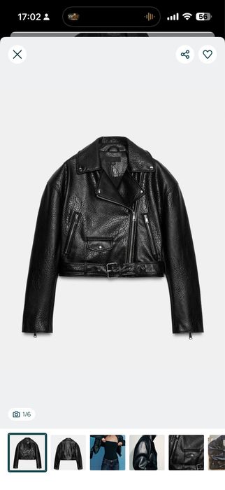 Куртка косуха Zara стильна, колекція 2026
