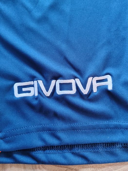 Komplet koszykarski Givova koszulka + spodenki granatowy dla chłopca  męski do koszykówki sportowy S/M