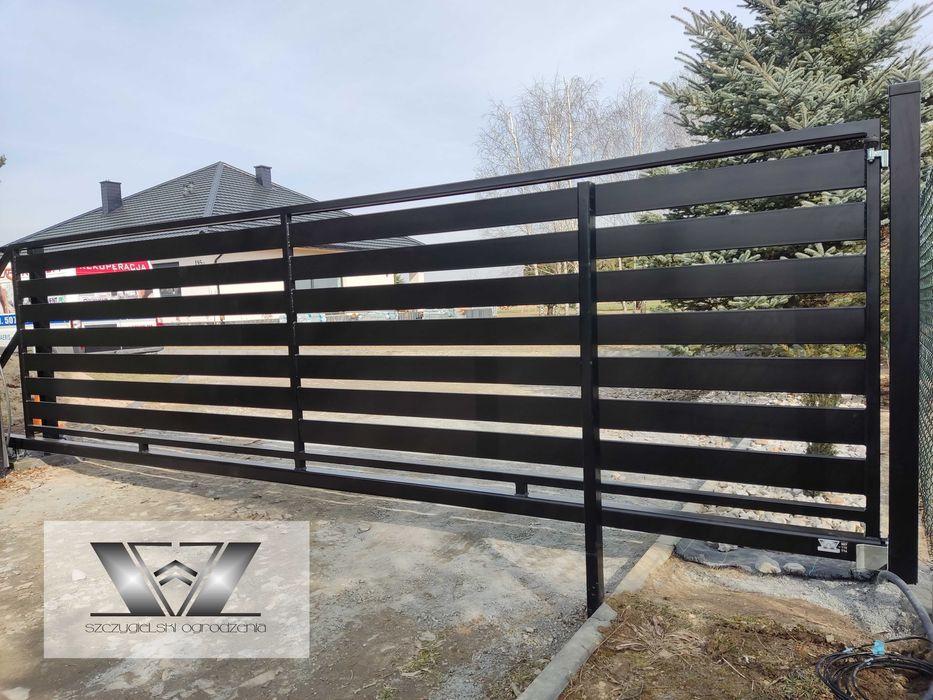 Brama Ogrodzeniowa SUWANA | PRZESUWNA | Palisadowa | Nowoczesna | smb