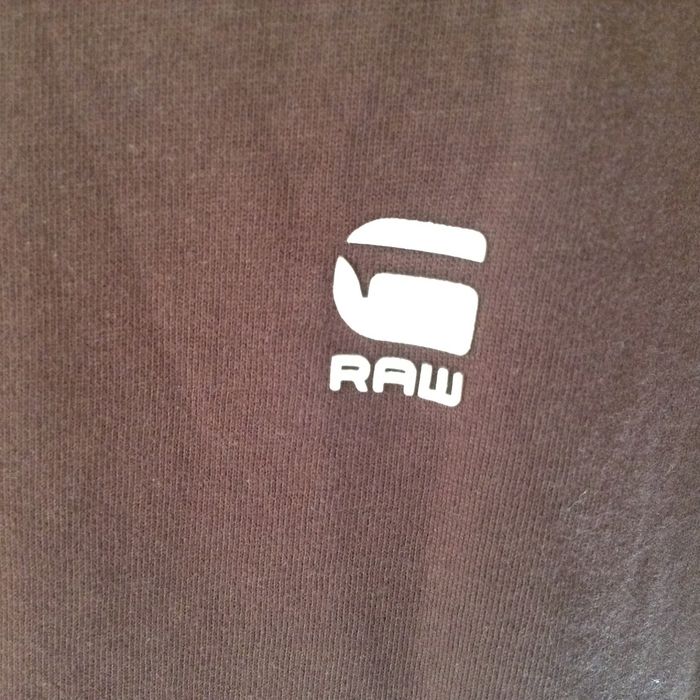 G star tshirt burgundowy
