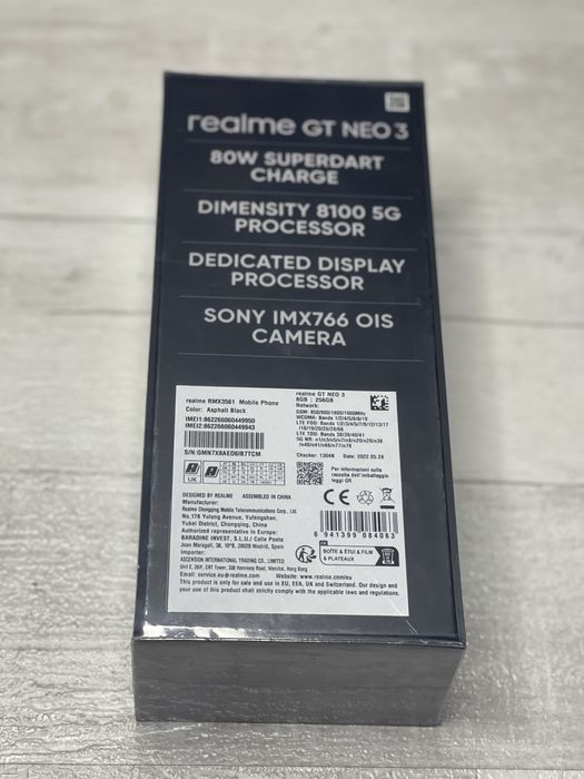 Смартфон realme GT NEO 3 5G 8/256 80W NFC (Global)