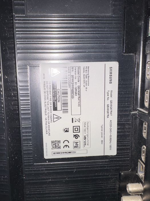 Televisao para peças