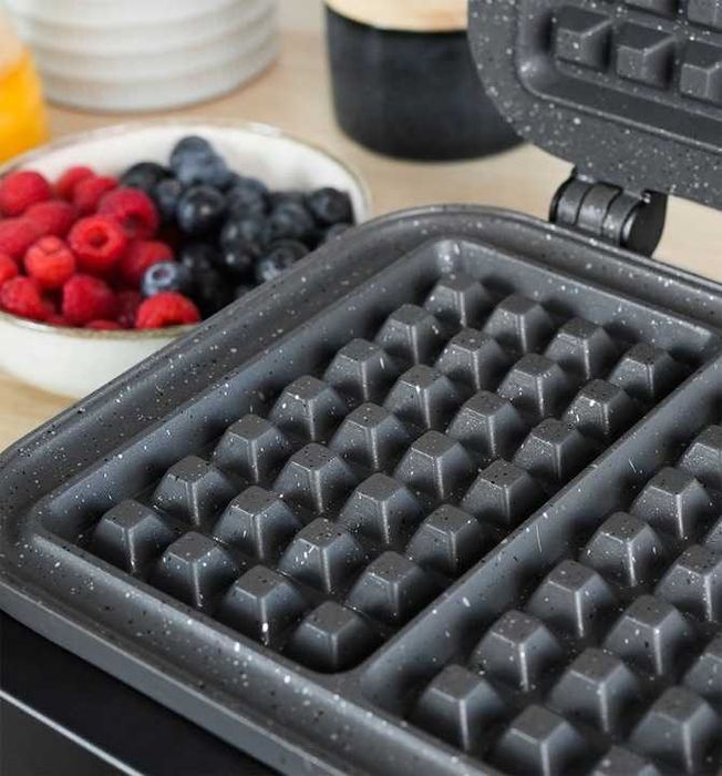 NOWA Gofrownica 2200W MOCNA 2 Chrupiące Gofry nieprzywierająca powłoka