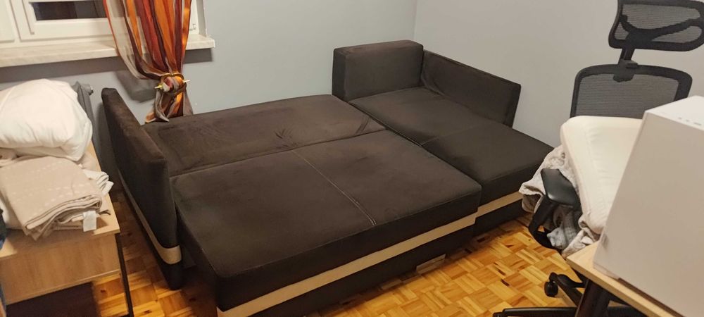 Narożnik z funkcją spania