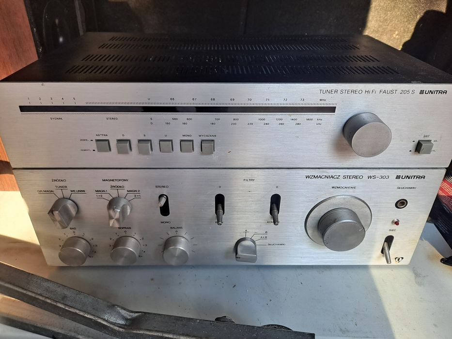 Unitra wzmacniacz ws-303 tuner 205 S