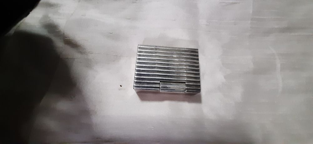 Isqueiro S T Dupont em Prata