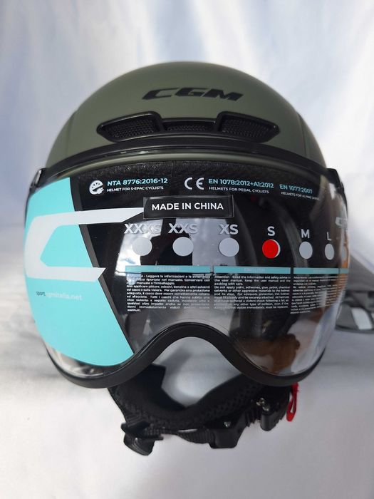 Kask całoroczny CGM 801 Ebi Mono Verde Opaco S 55-56cm rower/narty
