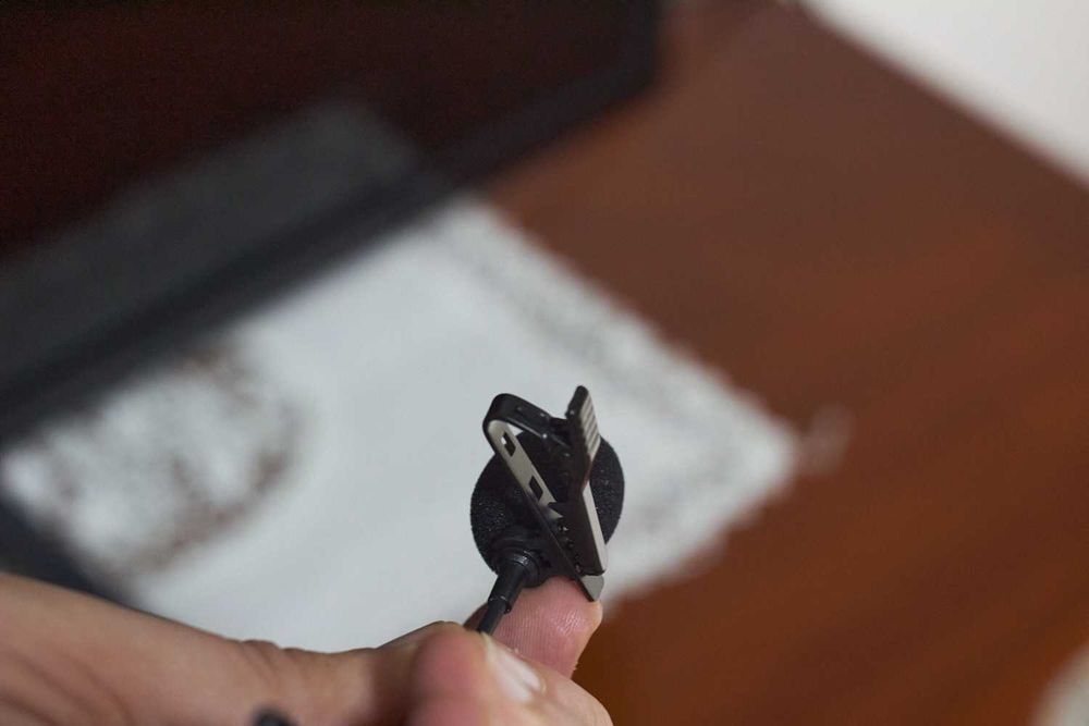 Microfone de Lapela