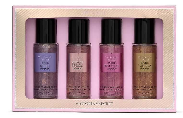 Victorias secret спрей/міст, лосьйон/крем для тіла, подарунковий набір, парфюм