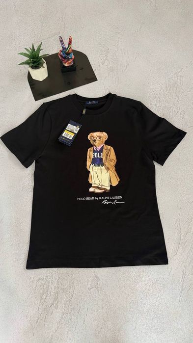 Чоловіча  мужская футболка Polo Ralph Lauren  поло ведмедик