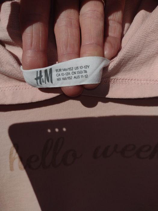 Crop-top brudny pudrowy róż bluza z kapturem ,długi rękaw,cienka